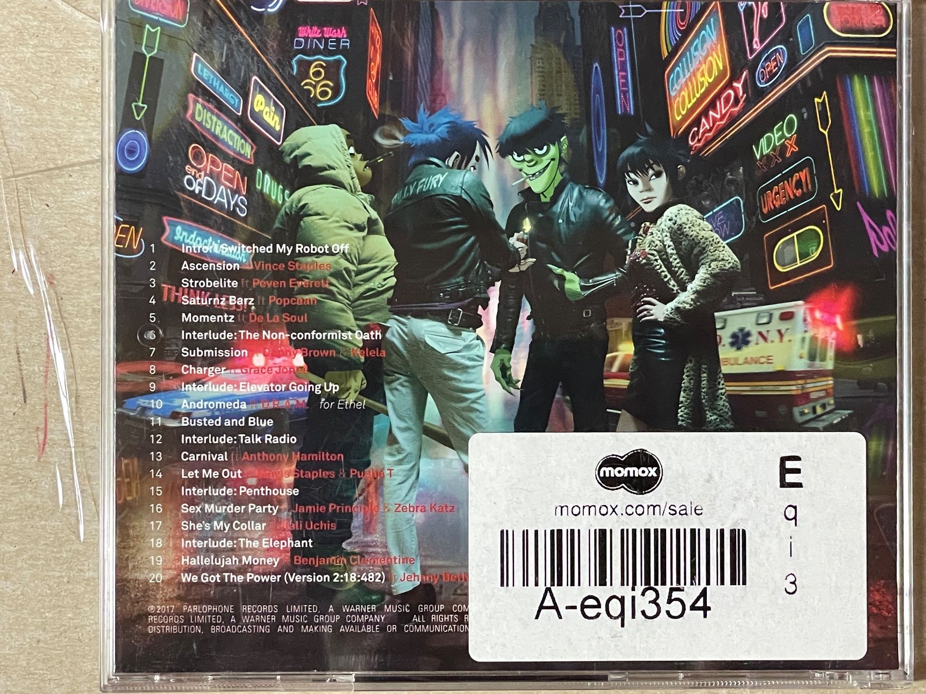 CD: Gorillaz – Humanz – Usato da Muri b. Bern venduto da AdidasCollector 1