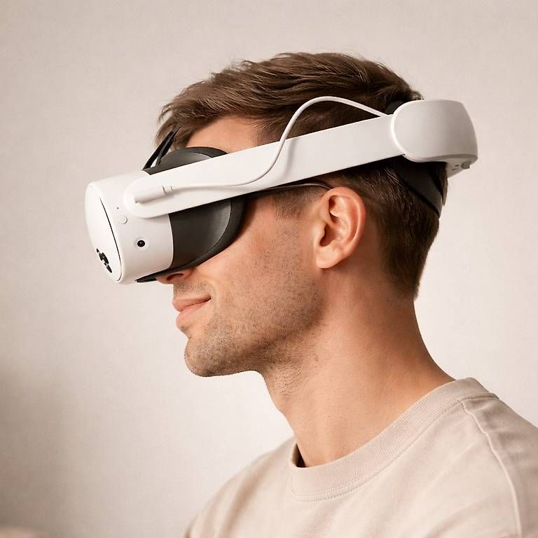 Meta Casco VR: Meta Quest Elite Strap mit Batterie – Usato da Arbon venduto da Ftdata