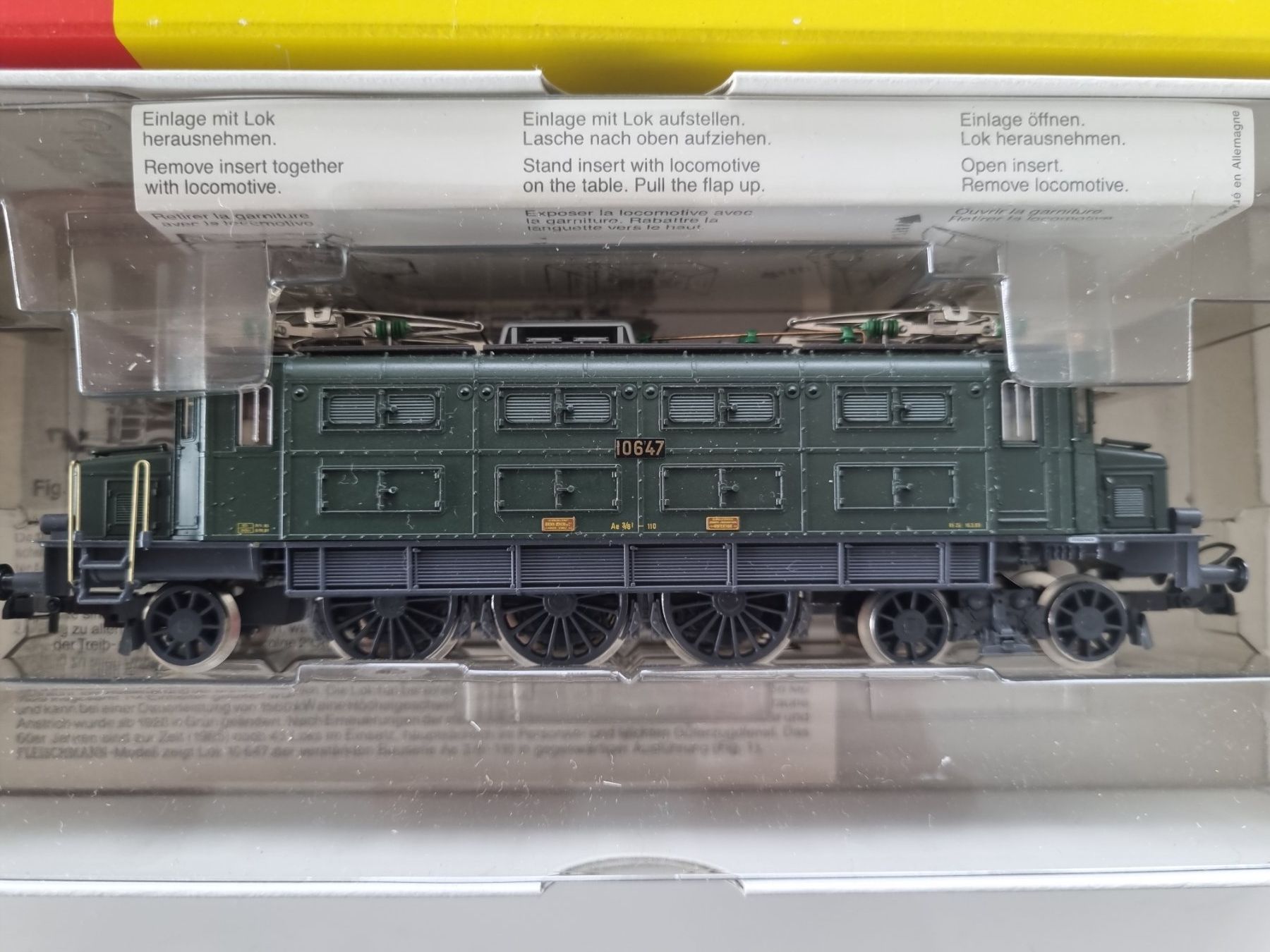 Fleischmann Modelleisenbahnen: Fleischmann SBB Ae 3/6 E-Lok  4345 - H0 – Gebraucht aus Zürich von nibadi 1