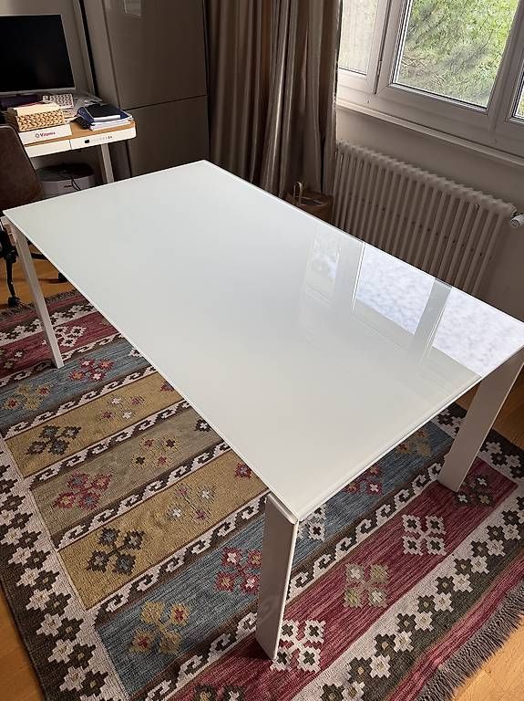 Tavoli: Table à manger en verre extensible – Usato da Prilly venduto da ray_9zx9