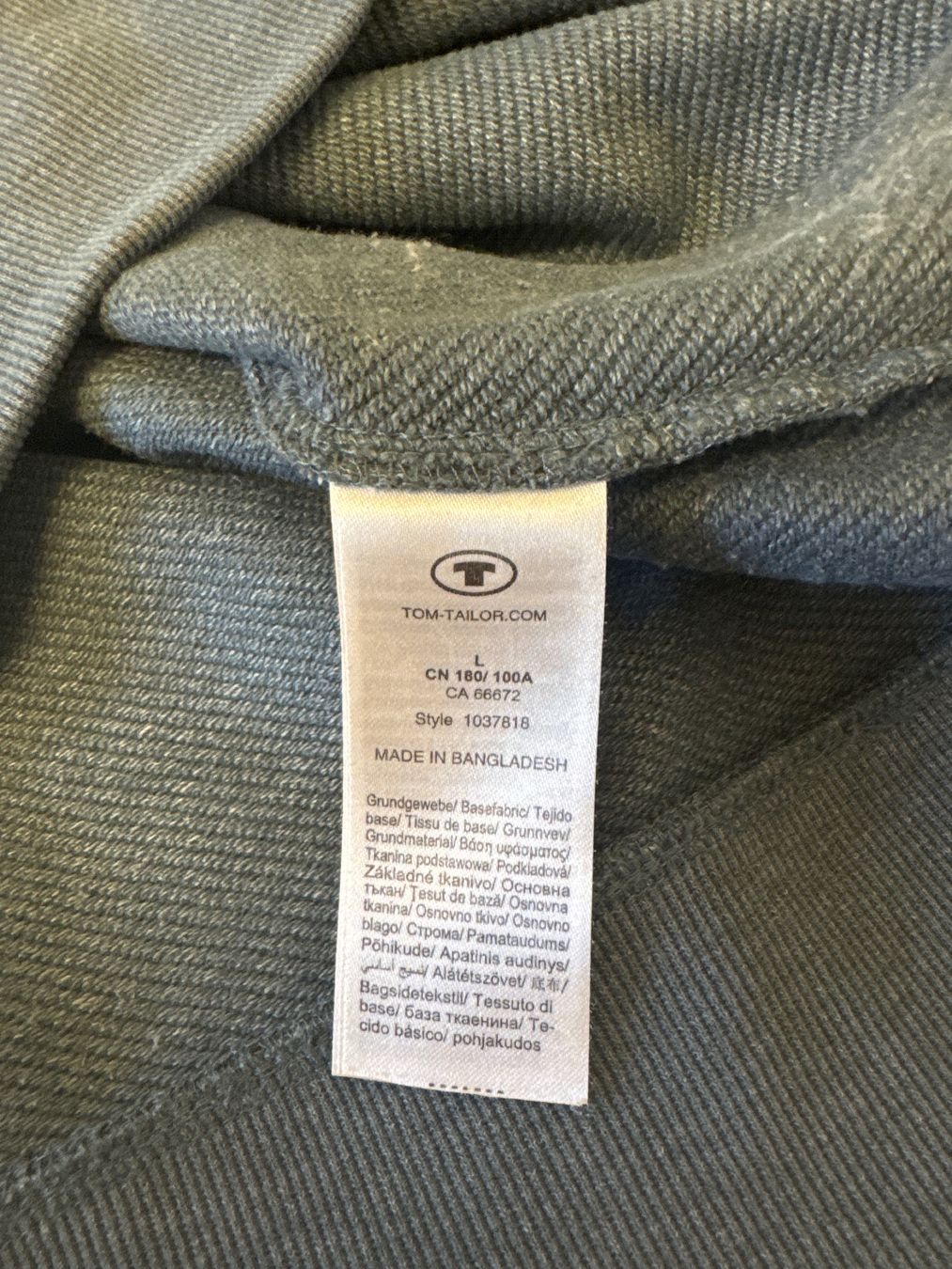 Tom Tailor Maglioni & Felpe: Tom Tailor Herren Sweatshirt, Grösse L – Usato da Zürich venduto da ant_y7gd 4