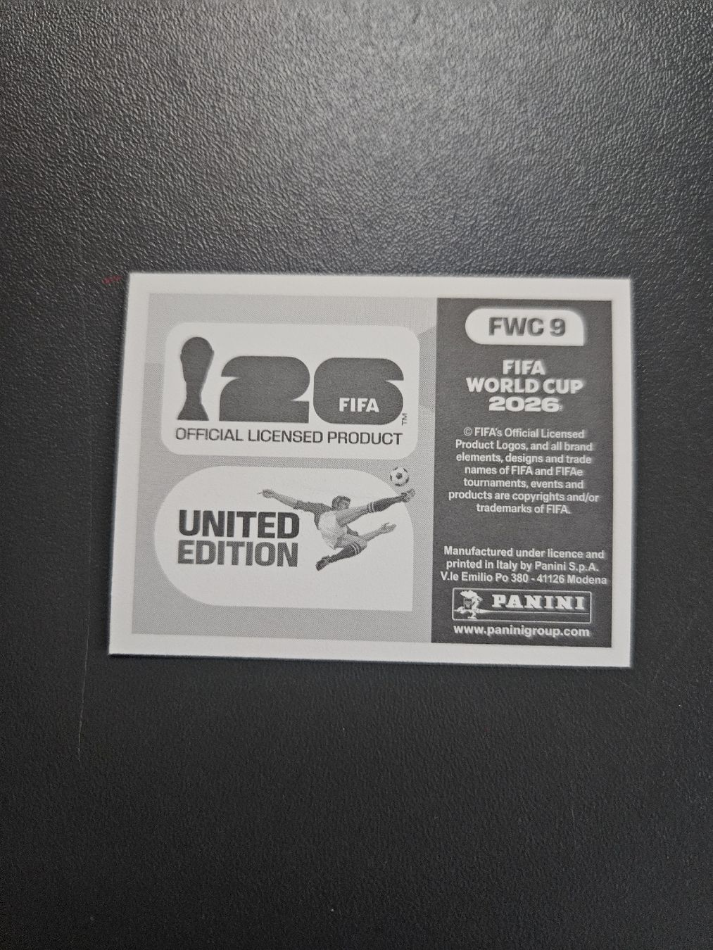 Panini Carte collezionabili: Panini WM26 Aufkleber: FWC9 – Nuovo (secondo la descrizione) da Muttenz venduto da Shimoon 1