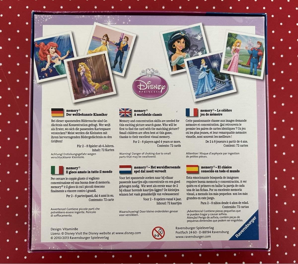 Ravensburger Giochi: Memory Disney Princess – Usato da Naters venduto da Gemschhtte 3