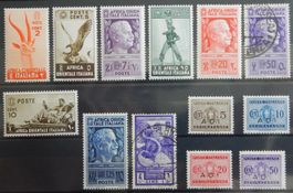 Ostafrika Italien ex. Kat. 1-42 & Porto */gest. 1938/40