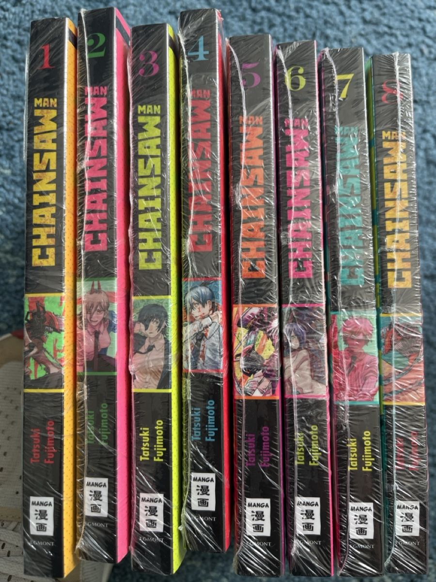 Fumetti: Chainsaw Man Deutsch 1-8 – Nuovo e nell'imballaggio originale da Zürich venduto da nic_7gfx