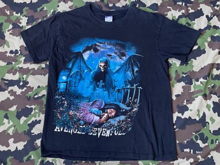 Vintage Y2K Avenged Sevenfold T-Shirt 2 Prints Sz M