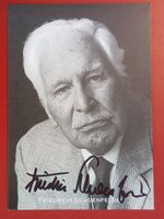 Friedrich Schoenfelder 1916-2011 Autogramm Fotopostkarte
