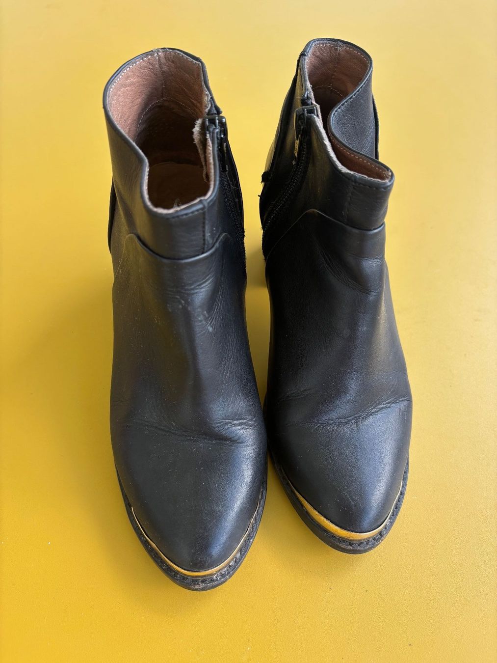 Damenschuhe: ZIGN schwarze Leder-Stiefeletten Gr. 36 – Gebraucht aus Zürich von missmodernage 2