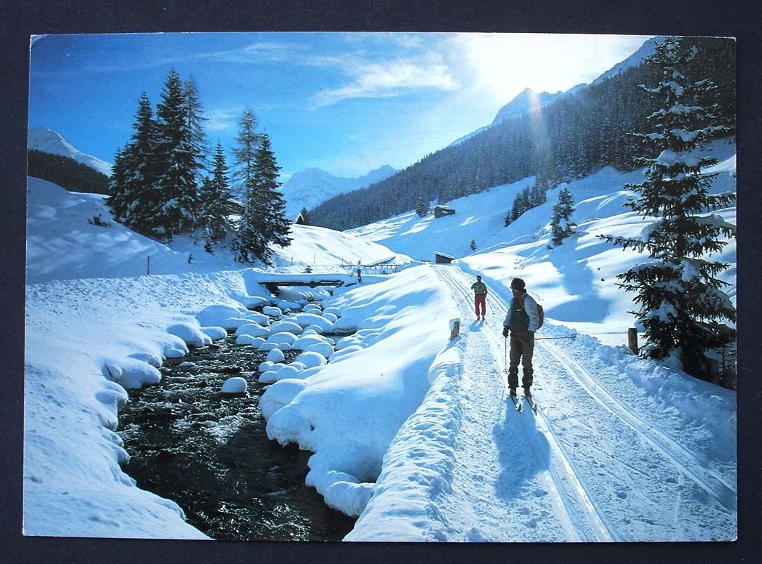 Cartes postales: DAVOS Ski-Langlauf im Sertigtal – D'occasion à Jona par philajona