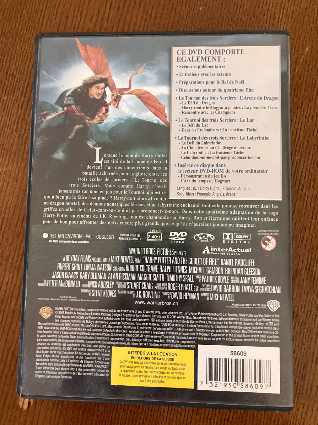 Tous les DVDs: Collection Harry Potter – D'occasion à Pully par yan_w5mm 8