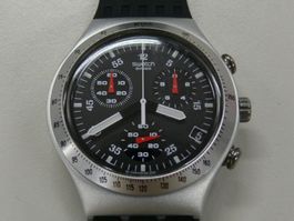 Swatch UBS 150 Years Chronograph Herrenuhr schwarz mit Box