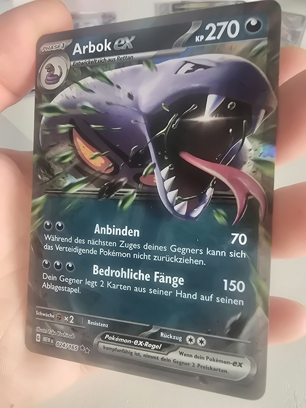 Pokémon Sammelbilder & Trading cards: Pokémon, Arbok ex, DE – Neu (gemäss Beschreibung) aus Pfäffikon SZ von gmw_8nk9 3
