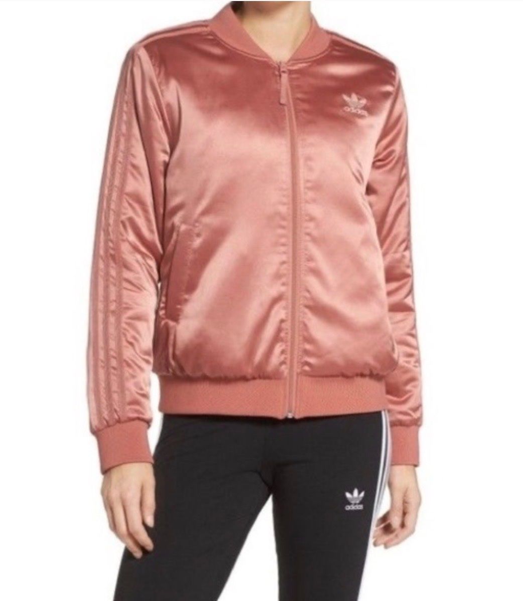 Adidas Giacche: Adidas Jacke, Satin-Look, Gr S – Nuovo (secondo la descrizione) da Horgen venduto da Ed0