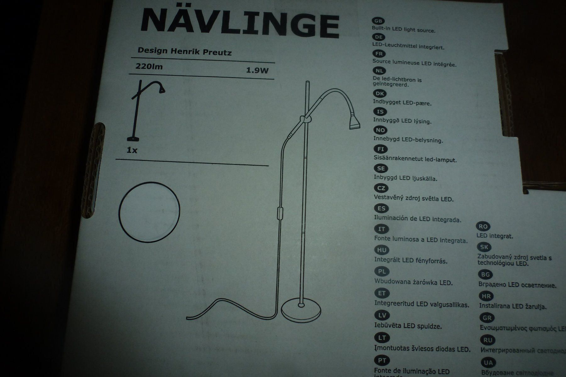 Ikea Lampade: Ikea Nävlinge Neu Ungewolltes Geschenk – Nuovo e nell'imballaggio originale da Emmen venduto da newcar4you 2
