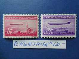 FL 1936 Nr. F14+F15 * ungestempelt mit Falz