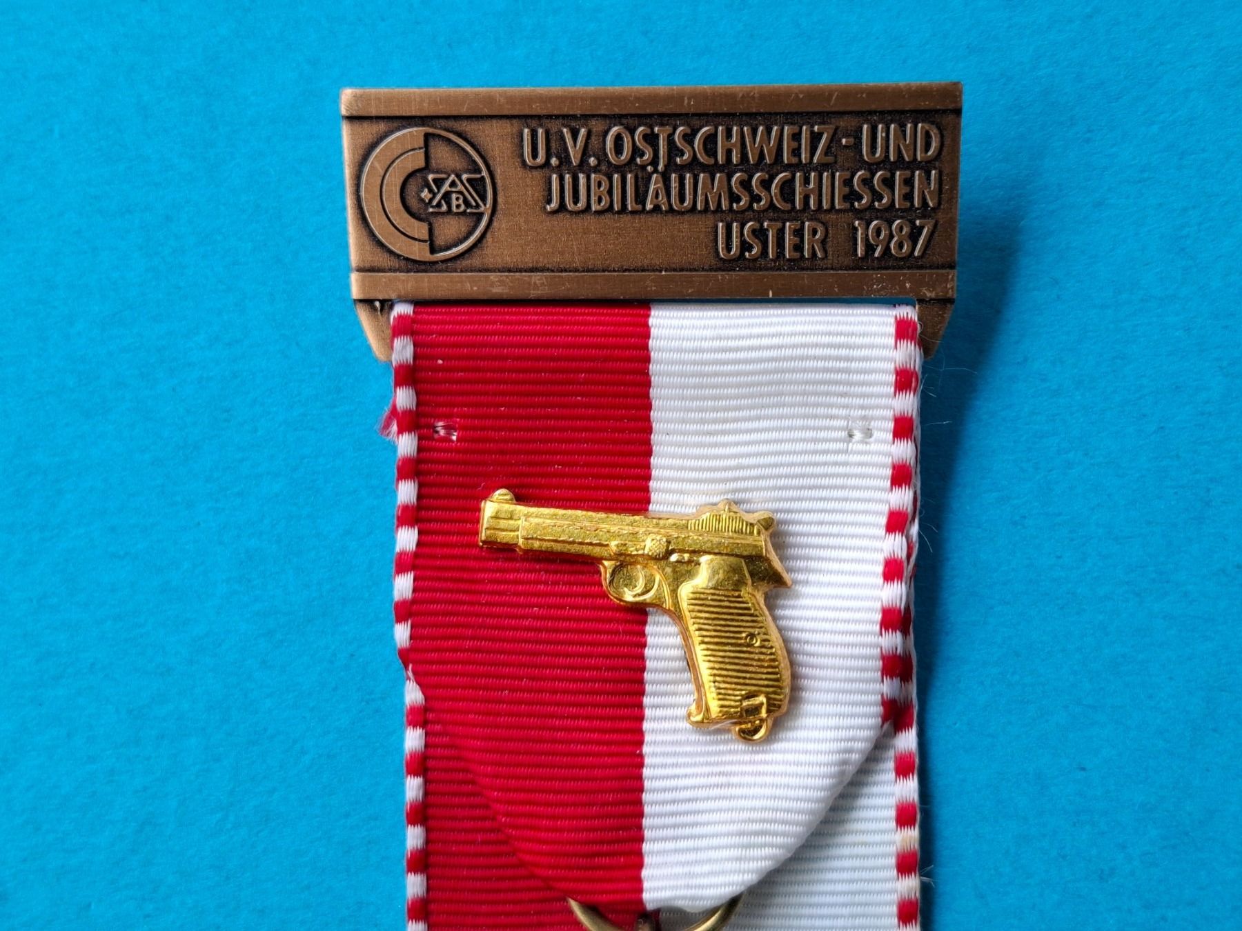 Medaglie: Uster Jubiläum Schiessen 1987 (N398) – Difettoso da Schwanden GL venduto da Suvorov 1