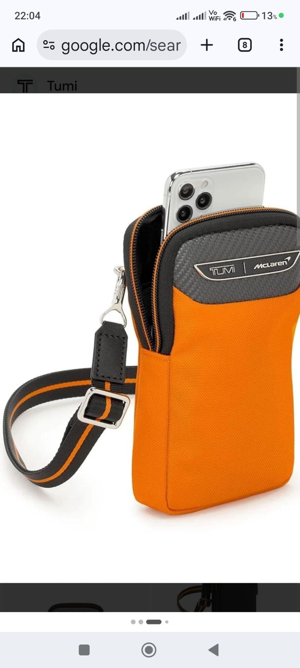 Tumi Taschen: TUMI McLaren Fuel Small Crossbody Jubiläumsausgabe – Neu (gemäss Beschreibung) aus Pfäfers von Gadonis