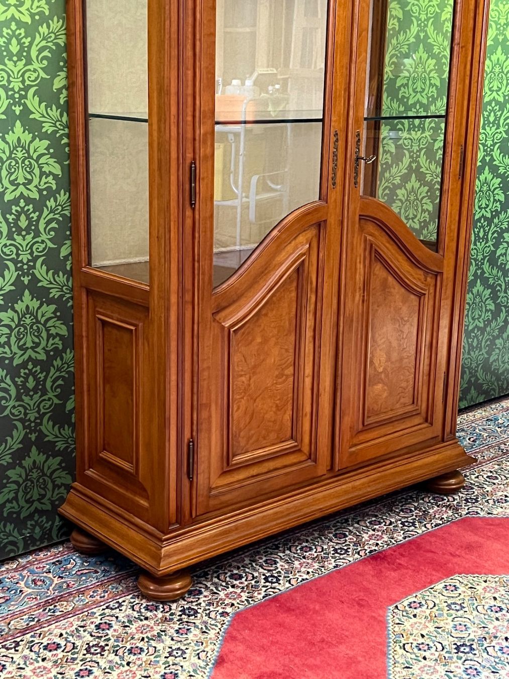 Vetrine: Biedermeier Vitrine Kirschbaum Barock Gründerzeit SELVA – Usato da Gemünden venduto da GEUENWALD 3