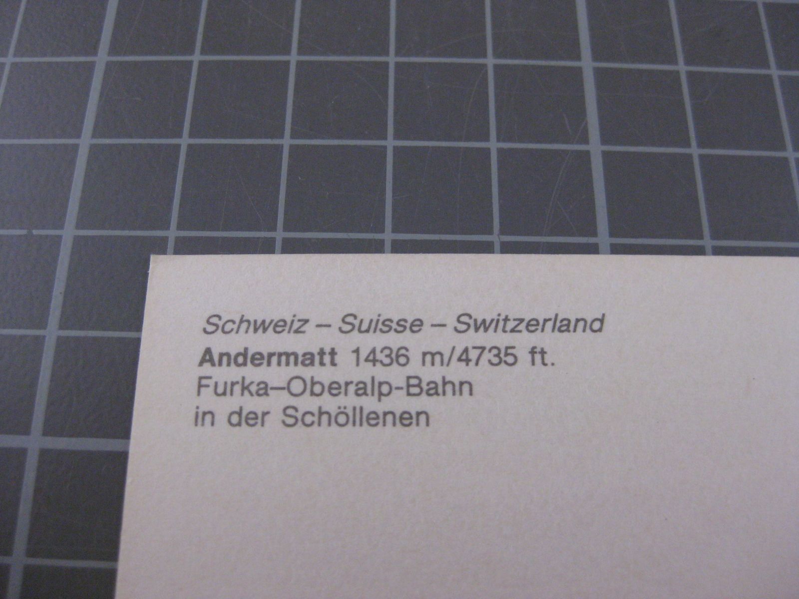 Cartes postales: AK Schöllenenschlucht mit Zug – D'occasion à Malters par Marosko 2
