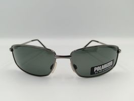 Polarisierte Herren Sonnenbrille – Rechteckig, Metallrahmen,