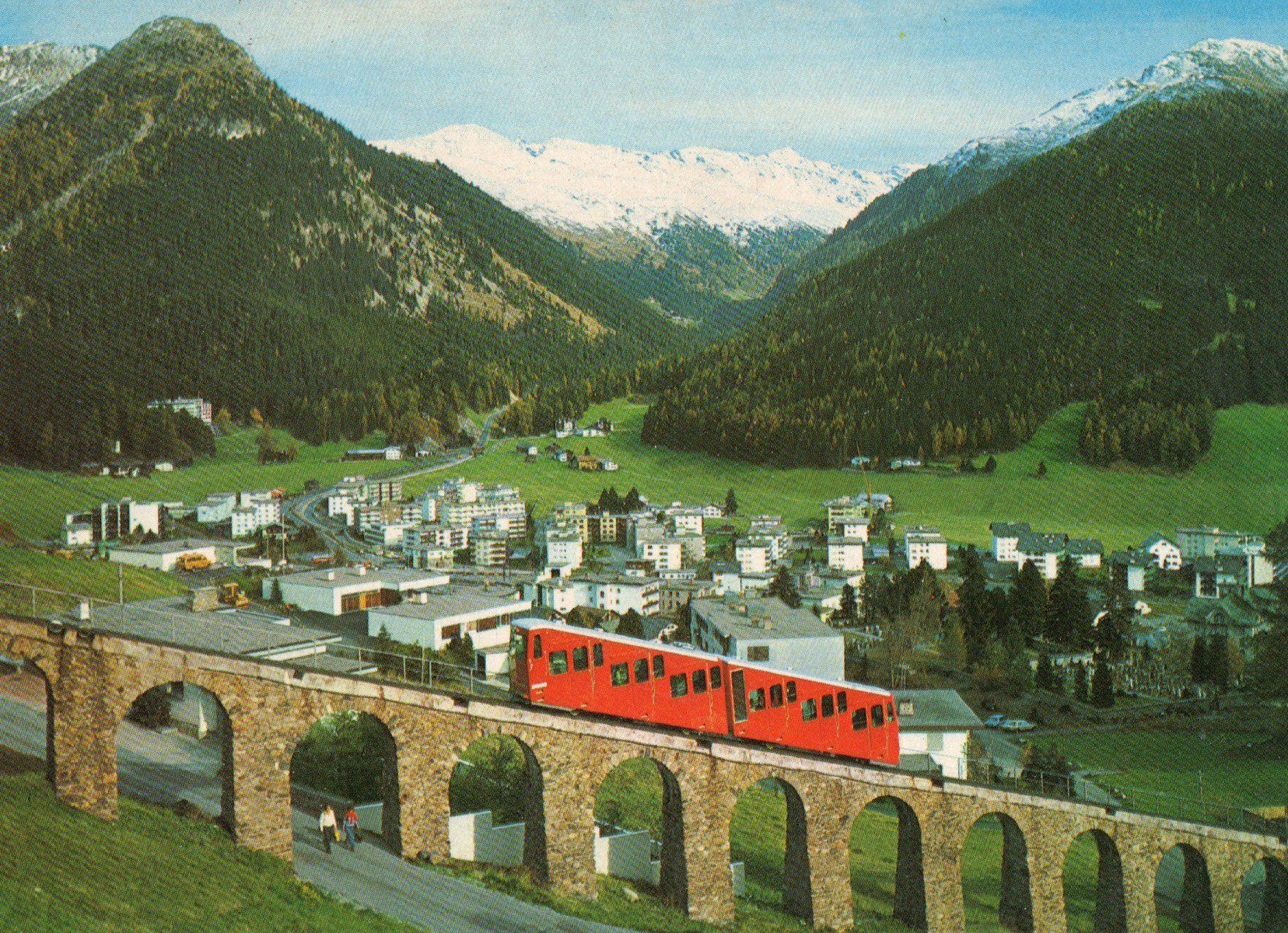 Cartes postales: Davos - Parsennbahn – D'occasion à Melano par pisonsdro
