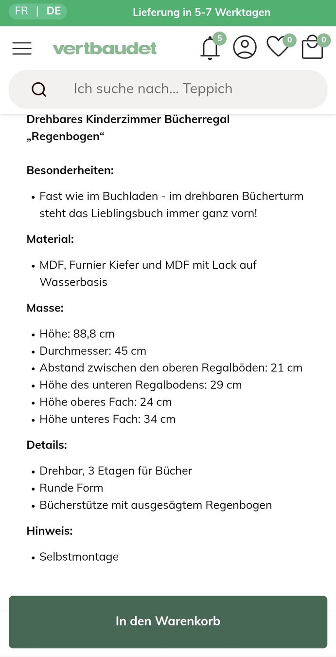 Étagères: Drehbares Bücheregal  – D'occasion à Schöftland par nad_595y 5