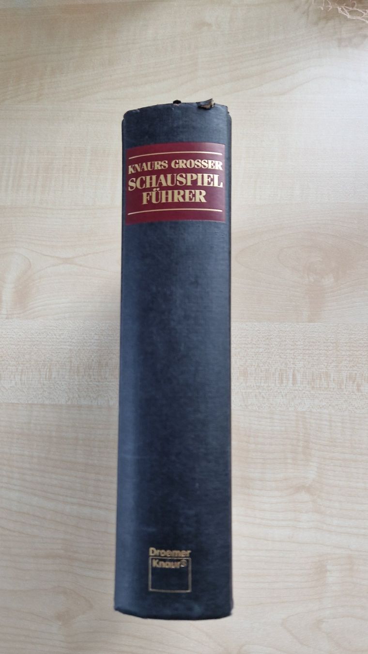 Libri: Knaurs Grosser Schauspielführer / Gebundenes Buch – Usato da Malters venduto da page02