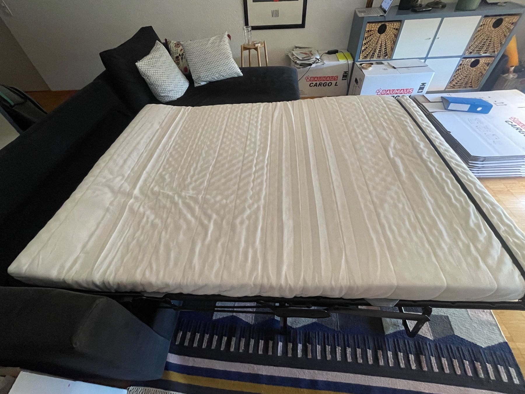 Ikea Sofas: Ikea Sofabett im Dunkelblau – D'occasion à Düdingen par bkw_6my6 2