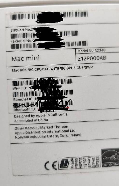 PC: Mac mini Neuwertig. 1 Std gelaufen – Nuovo e nell'imballaggio originale da Berikon venduto da HBG01 2