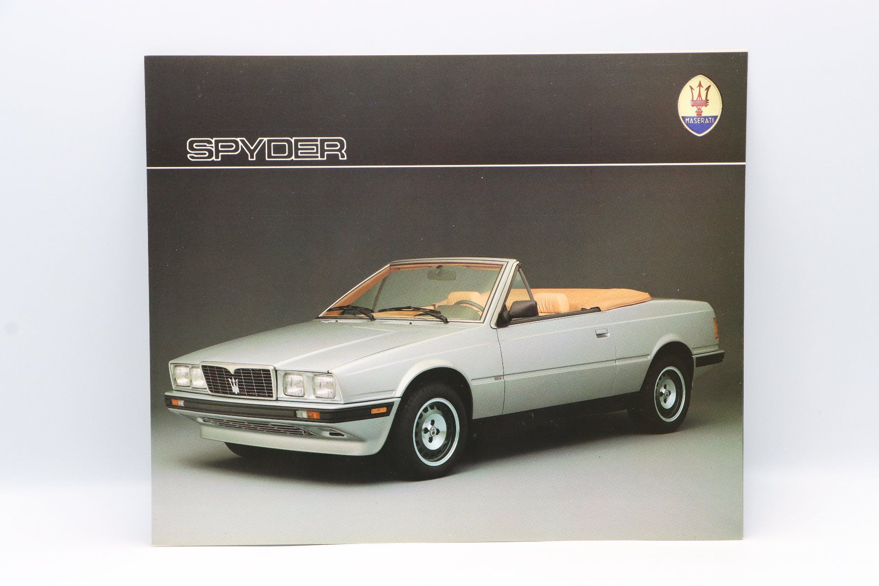 Maserati Documenti: Maserati Spyder 1984 Prospekt – Usato da Bühl b.Aarberg venduto da Collectorpassions