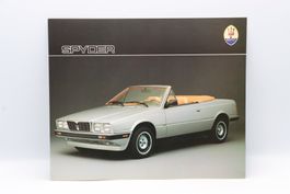 Maserati Spyder 1984 Prospekt