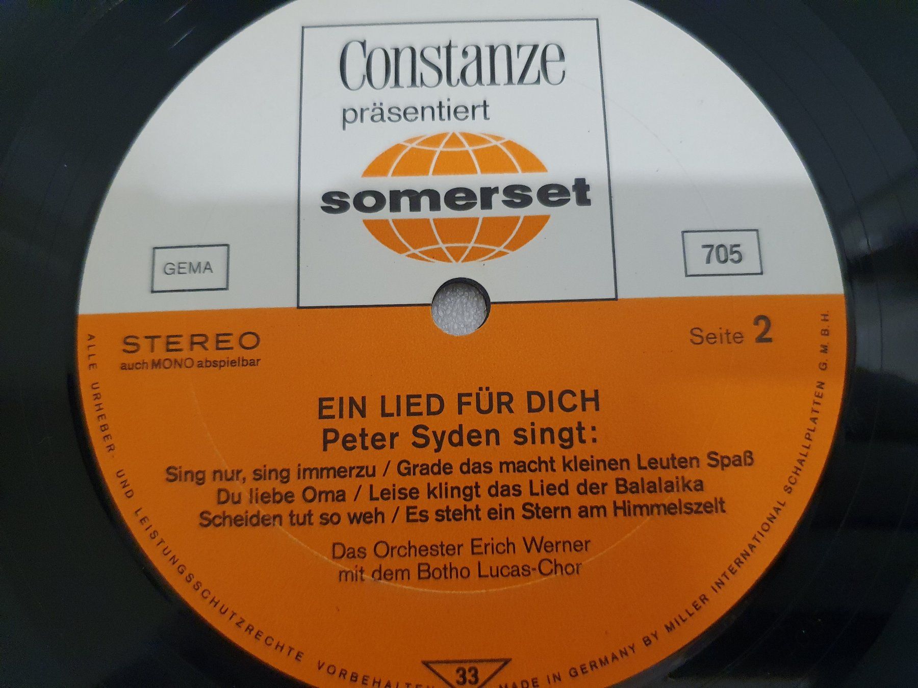 Dischi in vinile: Peter Syden – Ein Lied Für Dich – Usato da Uster venduto da Vinyl-Leidenschaft 5