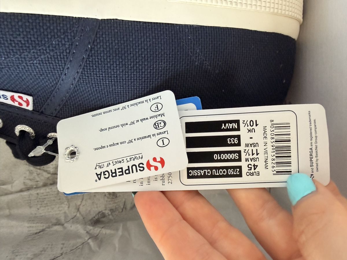 Superga Scarpe da uomo: Superga 2750 COTU CLASSIC Navy Grösse 45 neu – Nuovo e nell'imballaggio originale da Männedorf venduto da tar_8wtz 5