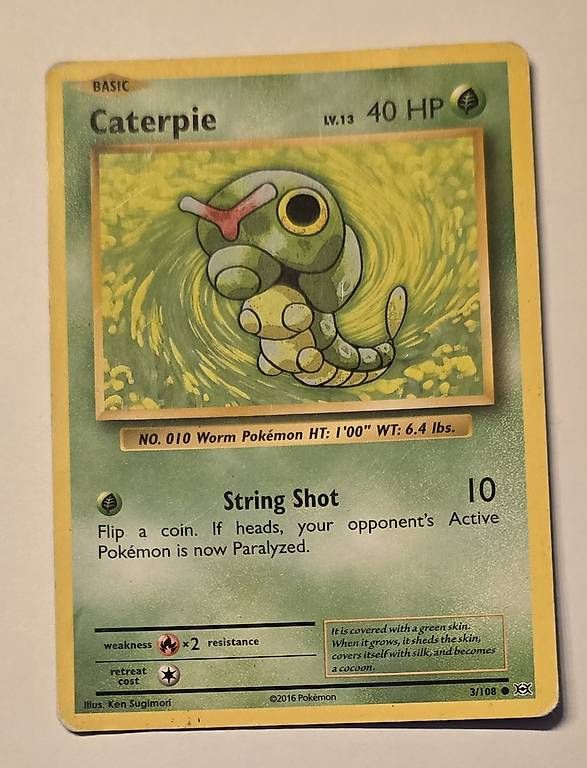 Pokémon Carte collezionabili: Pokémon, Caterpie – Usato da Bellinzona venduto da Friederike_A