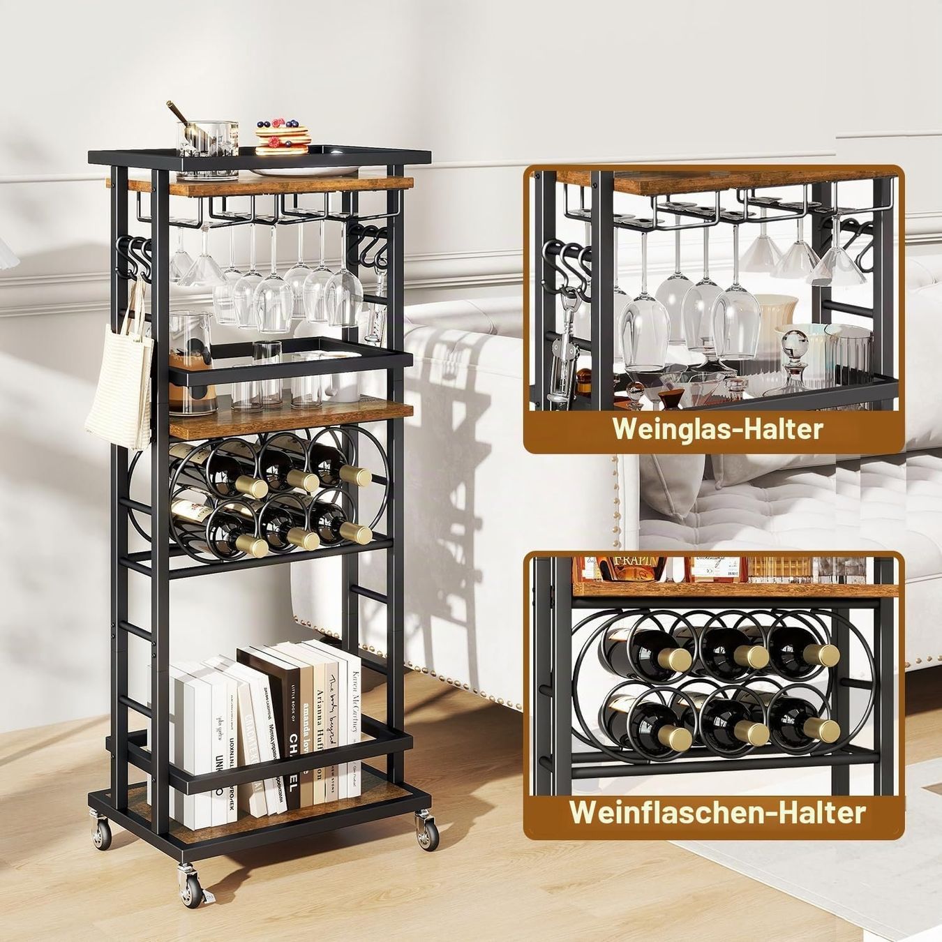 Scaffali: Weinregal, Barwagen – Nuovo (secondo la descrizione) da Sins venduto da tas_2m97 5