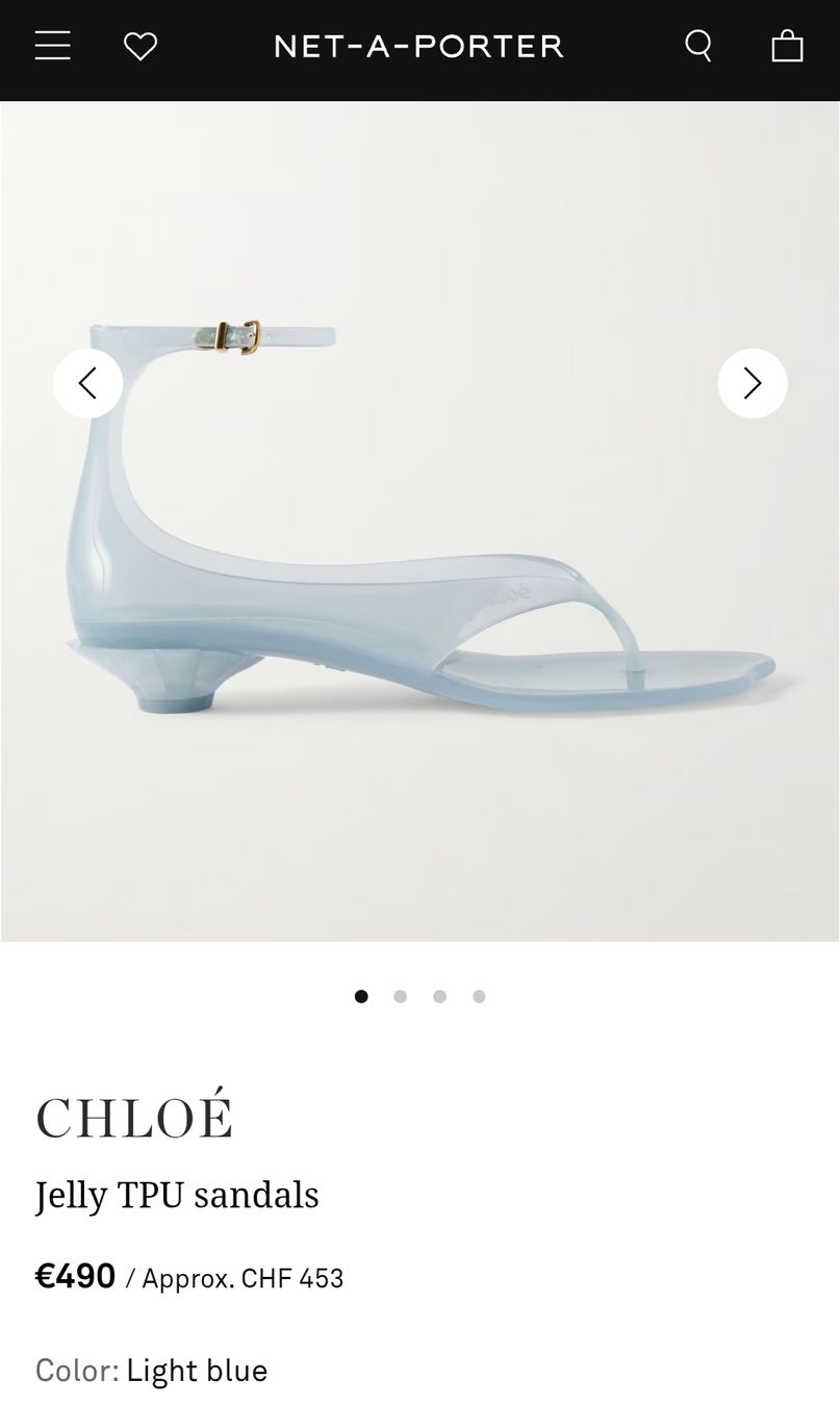 Chloé Damenschuhe: CHLOÈ Jelly Sandels – Neu (gemäss Beschreibung) aus Erlenbach ZH von nlh 4
