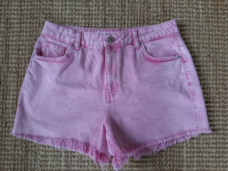Short en jeans rose T40