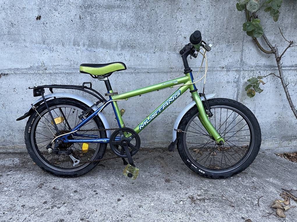 Biciclette: Vélo enfant 18 pouces Mustang – Usato da Genève venduto da Zed7 3