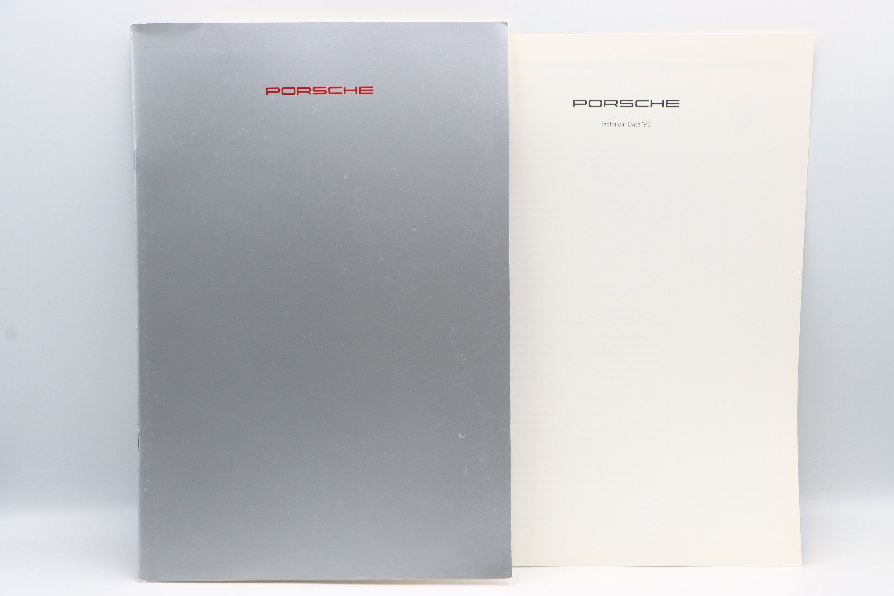 Porsche Dokumente: Porsche Modellprogramm 1992 Prospekt + Datenblatt – Gebraucht aus Bühl b.Aarberg von Collectorpassions
