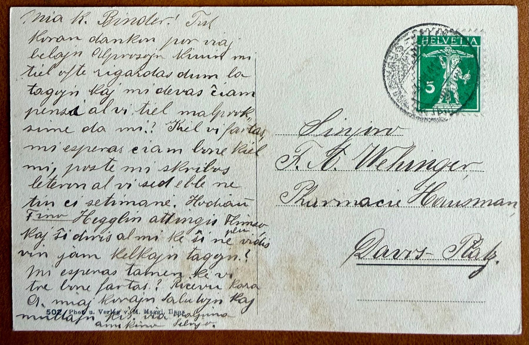 Cartoline postali: Flims - Waldhaus am Caumasee 1911 – Usato da Lutry venduto da Ediego 1