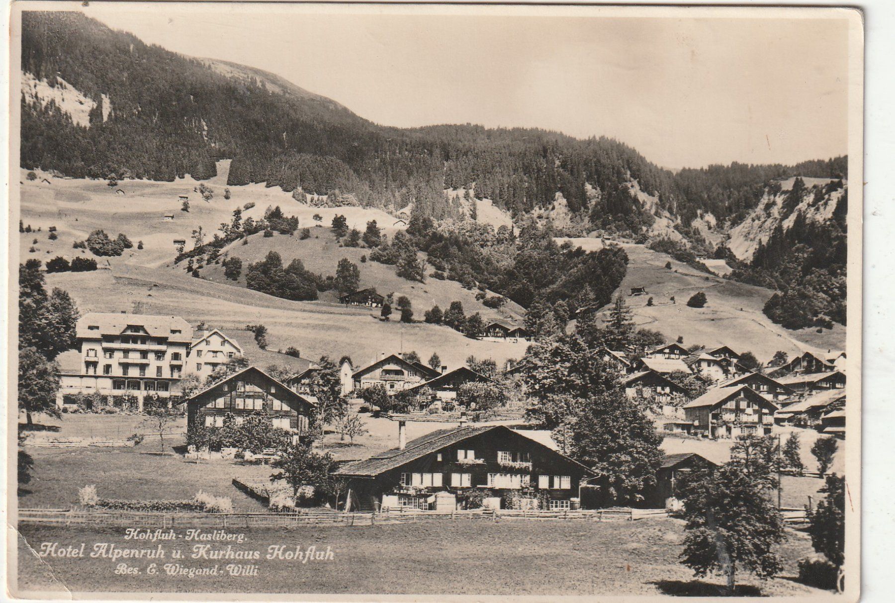 Cartoline postali: Hochfluh-Hasliberg – Usato da Lumbrein venduto da made02