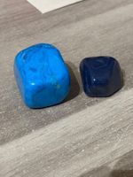 Lot de 2 pierres (turquoise et bleu marine)