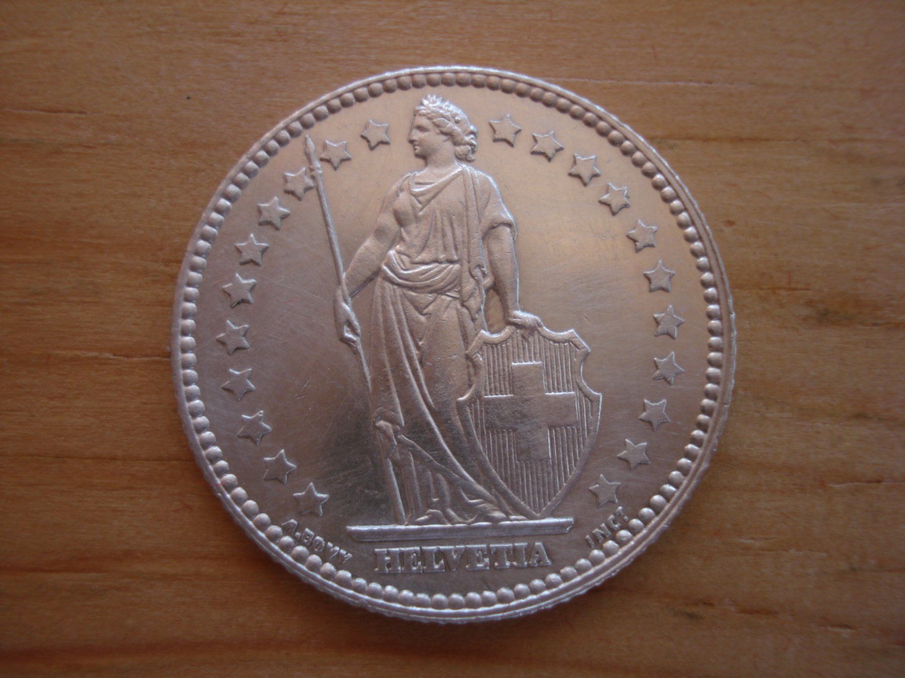 Tutti le monete: (C1) 1 Franken 1894 UNZ- – Usato da Erlach venduto da Net-Coins 1