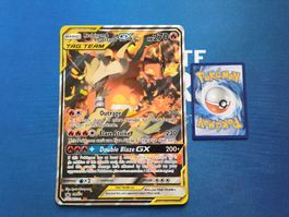 Pokémon Jumbo Karte: Reshiram & Charizard GX EN