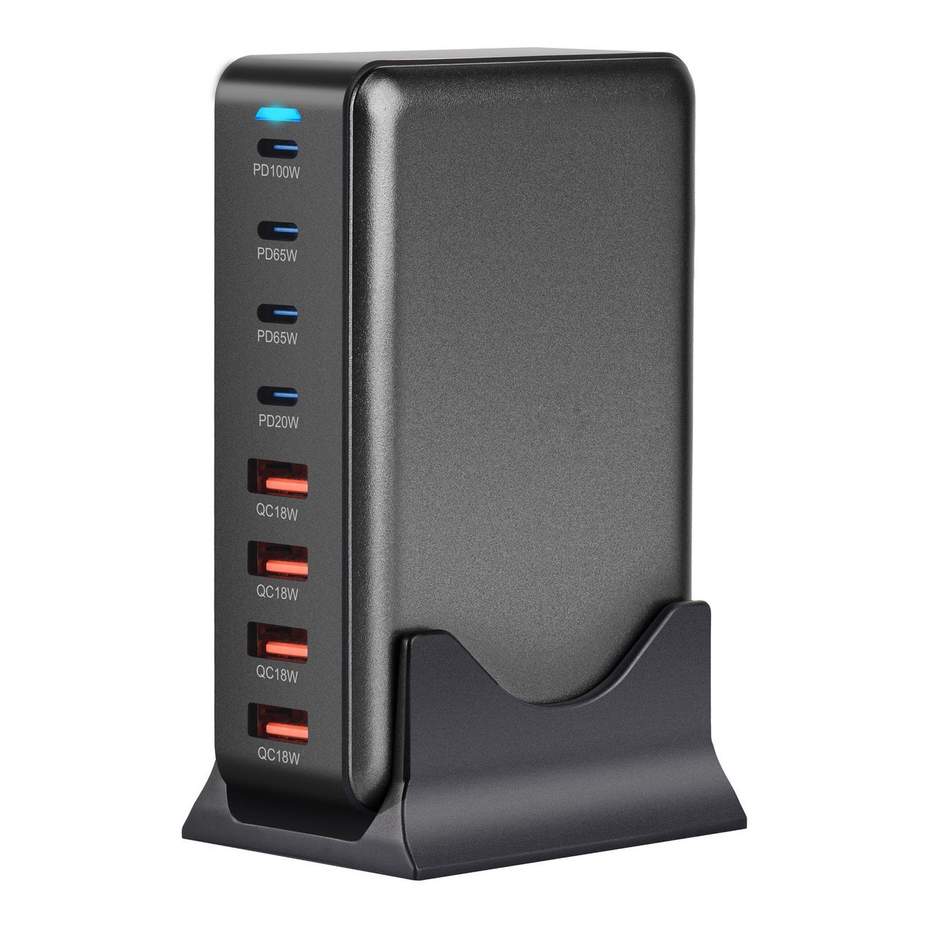 Caricabatterie: Top Ladegerät 8USB C Desktop Schnellladegerät iPhone Samsung – Nuovo e nell'imballaggio originale da Hundwil venduto da Stallone6 3