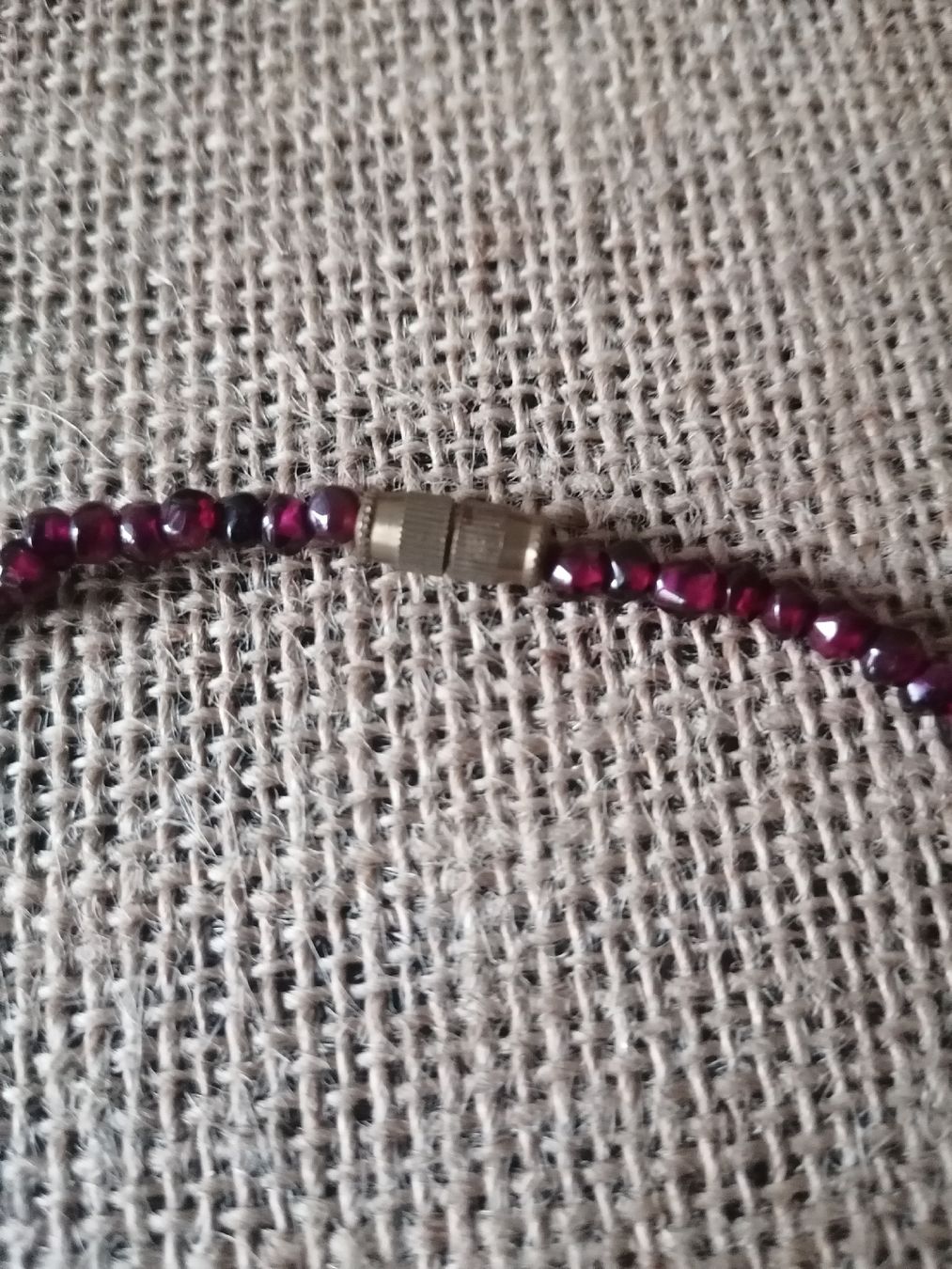 Ketten: Granat Edelstein Kette, Collier, vintage – Gebraucht aus Aegerten von Jos_zem 1