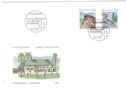 Dauermarken 16.3.1993, Ersttagsbrief
