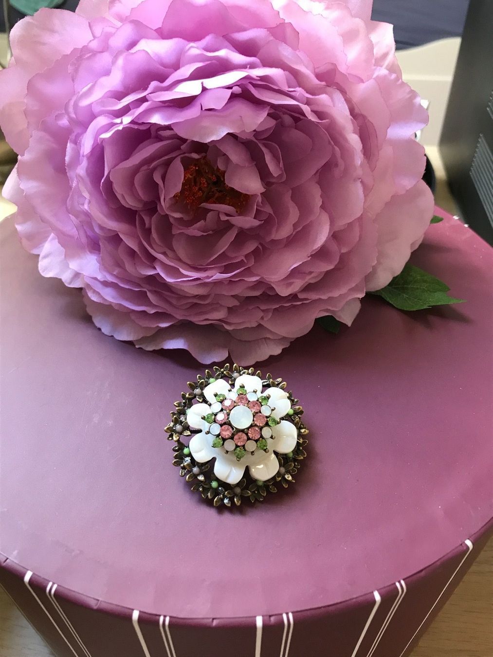 Broches & Aiguilles: Schöne Blumen Brosche – Neuf (Voir description) à Seon par Sunny-Schmuck78