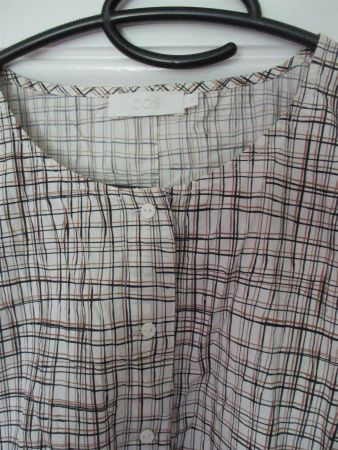 COS : Robe quadrillée très légère L-XL
