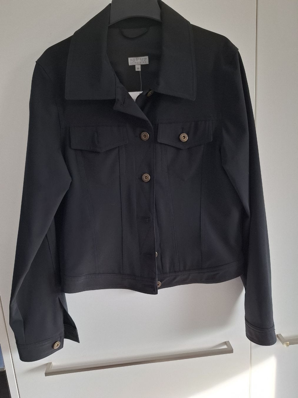 Giacche: Jacke, schön, schwarz, 36, ungetragen – Nuovo (secondo la descrizione) da Hurden venduto da Quadrille76